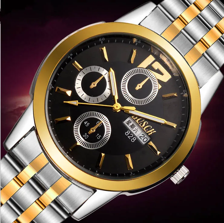 

zou's Men's automatic mechanical watch ultra-thin waterproof simple casual trend men's watch steel belt Korean version