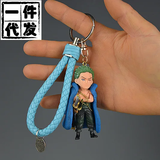 

IVYYE 1PCS One Piece Zoro 20th Anime Action Figure Key Chain PVC Figures Keyring Toys Keychain Keyholder Unisex Gifts NEW