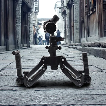 

Osmo Dual Handle Arm with Spring Steadicam Rig Extension Stand 3 4 5-axis Handheld Gimbal shock absorber For DJI Ronin S Feiyu