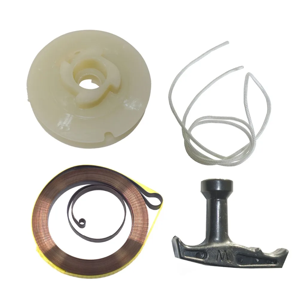Start Spring Pull Rope Rotor Pulley To Fit 45cc 52cc 4500 5200 Chinese