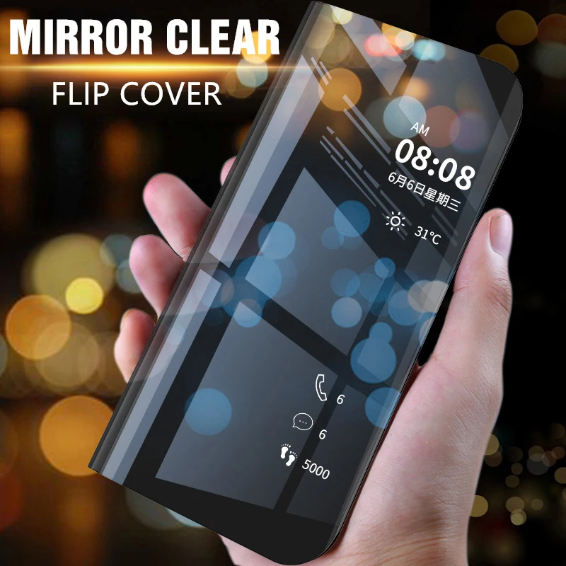 

Cover For Samsung Galaxy A7 A8 Plus 2018 A6 Plus A3 A5 A7 2017 Mirror Case Plastic Flip Capa Phone Case For Samsung A9 Star Lite