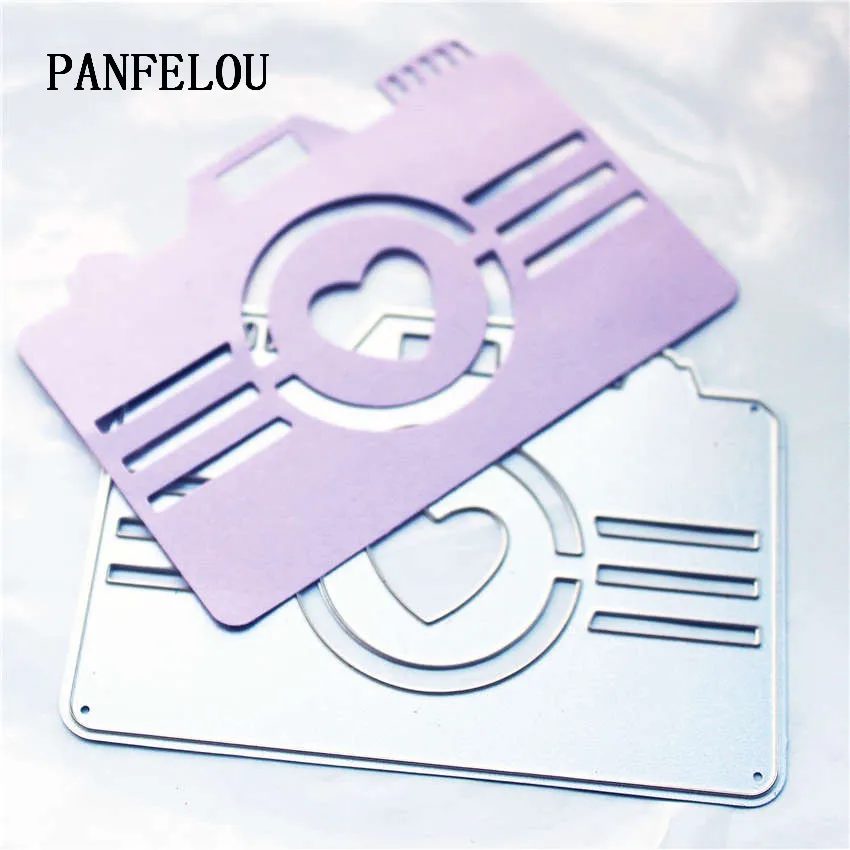 

PANFELOU Metal craft The camera shape paper die cutting dies for Scrapbooking/DIY Christmas wedding Halloween cards