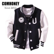 Boys Jacket Bomber Baseball Jacket for Baby Kids Football Jersey Coat Children Windbreaker Boys Outwear School