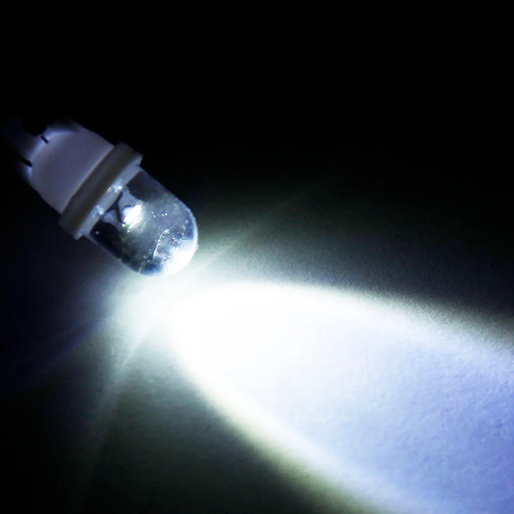 

10pcs White T10 W5W LED Car Wedge Light SideNumber Plate Lamp Bulb DC12V High Intensity LED Replace Standard 194 168 501