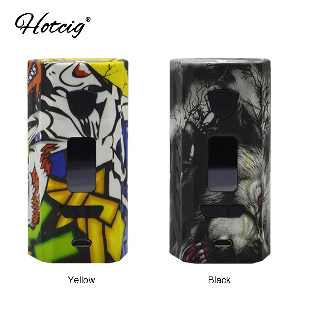 

Original Hotcig G217 TC Box MOD with Unique Patterns & 0.96 Inch Colorful Display & Fast 0.8ms Firing Speed E-cig Mod No Battery
