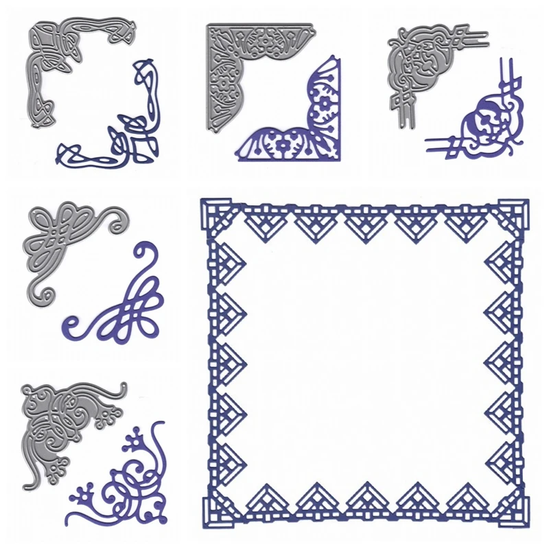 

2018 Lace Edge Frame Metal Cutting Dies Stencils For DIY Scrapbooking Decorative Embossing Suit Paper Cards Die Cutting Template