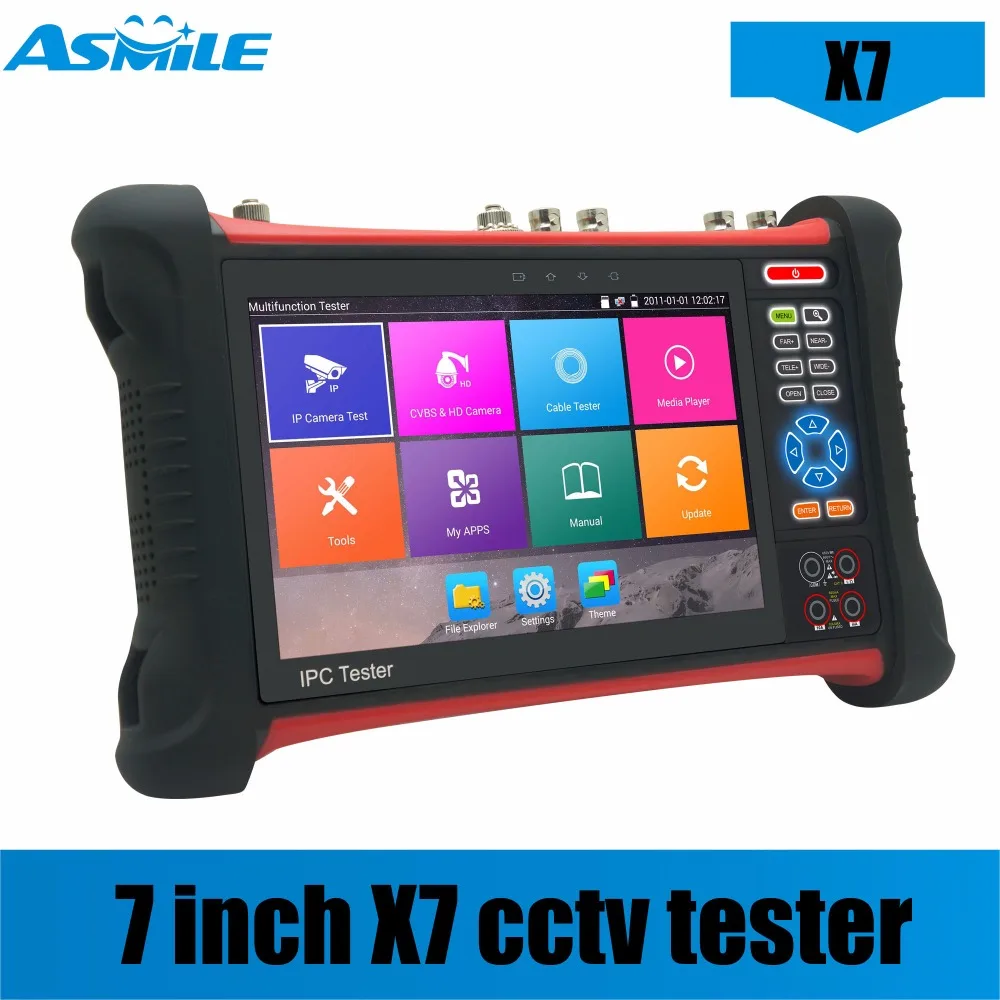 H.265 4K 8MP Camera tester TVI CVI AHD SDI CVBS IP 6 in 1 CCTV Tester with TDR, Cable tracer, Multi-meter ,Optical power meter H.265 4K 8MP Camera tester TVI CVI AHD SDI CVBS IP 6 in 1 CCTV Tester with TDR, Cable tracer, Multi-meter ,Optical power meter