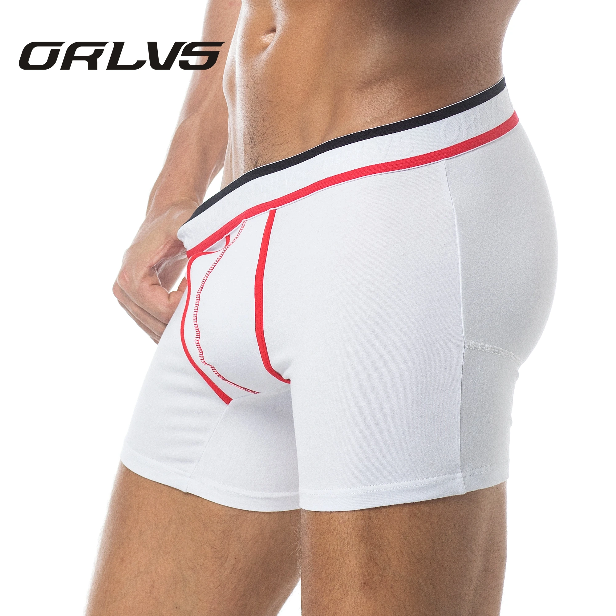 

ORLVS Brand Underpants for Men Soft Cotton Boxers Mens Underwear Gay Sexy Plus Size Comfortable Male Underwears Panties Homme