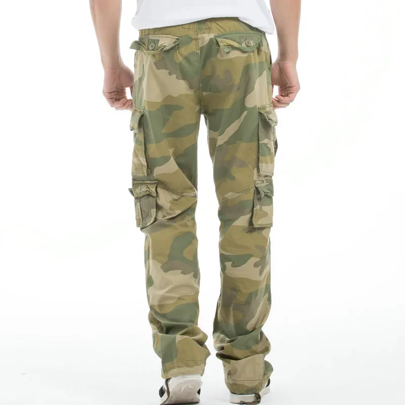 Горячие тактические брюки мужские хлопковые военные повседневные карго мужские s брюки камуфляж Pantalon Homme(свободный пояс