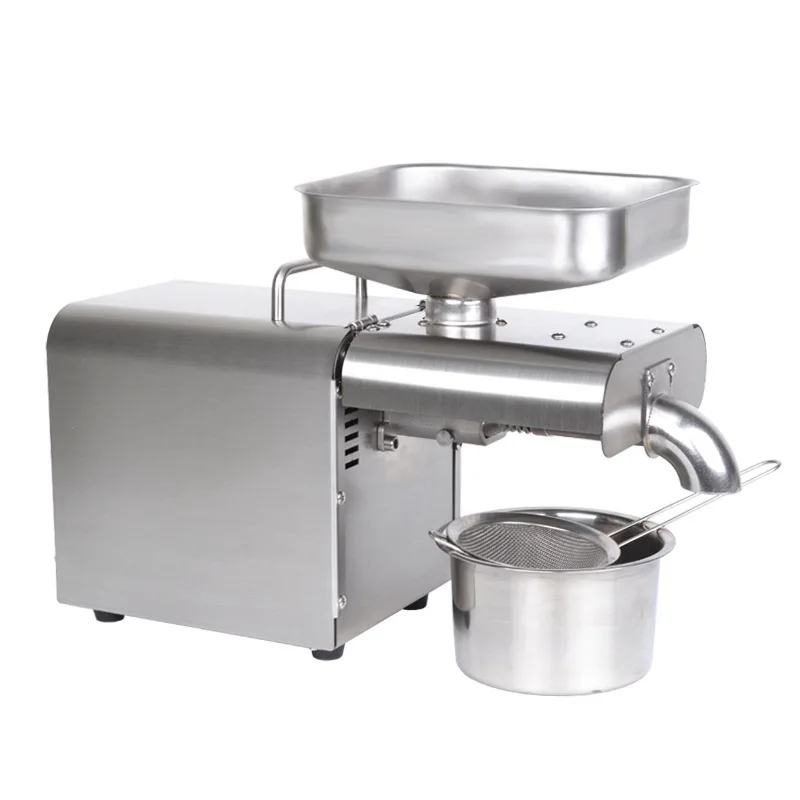 

Factory Direct Selling Fully Automatic Household Stainless Steel Oil Press Small Household Cold and Hot Oil Press Soybean