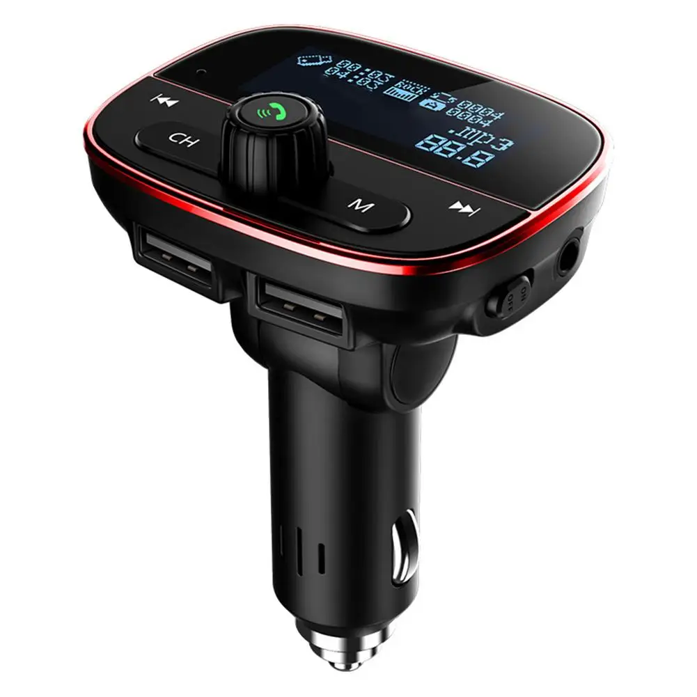 Bluetooth Автомобильный MP3 плеер fm передатчик аудио адаптер приемник беспроводной Hands