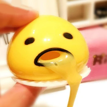 

Kids Toy Gift Funny Novelty For Bag Accessories Cute Vomiting Egg Vent Phone Straps Anti Stress Scented Halloween Jokes