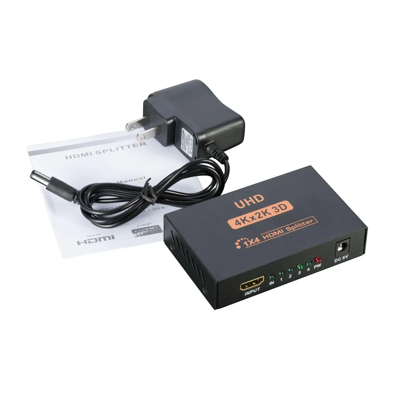 UHD 3D 4K * 2K Full HD 1080p 1X4 HDMI сплиттер коммутатор 4 порта концентратор усилитель