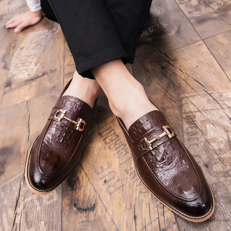 designe snake skin formal leather men shoes italian luxury brand evening party male footwear dress wedding brogue oxford for men (17)