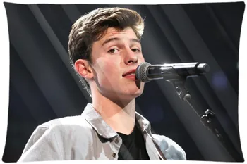 

Hot Fashion Shawn Mendes Rectangle Pillowcases zipper Custom Pillow Case 35x45cm SQ00626-HXL02