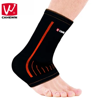 CAMEWIN Brand 1 stuk Hoge Elastische Bandage Compressie Breien Sport Protector Basketbal Voetbal Enkel Ondersteuning Brace Guard