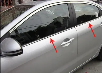 

For 2011-2012 KIA Rio/K2 4dr High quality stainless steel window trim strip(down,a Set of 4pcs)