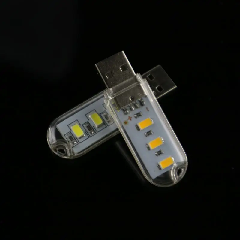 LATTUSO мини аварийная атмосфера USB светодиодный Ночной светильник 3 светодиода книжный светильник s 5 В для ПК ноутбука мобильного питания походная лампа