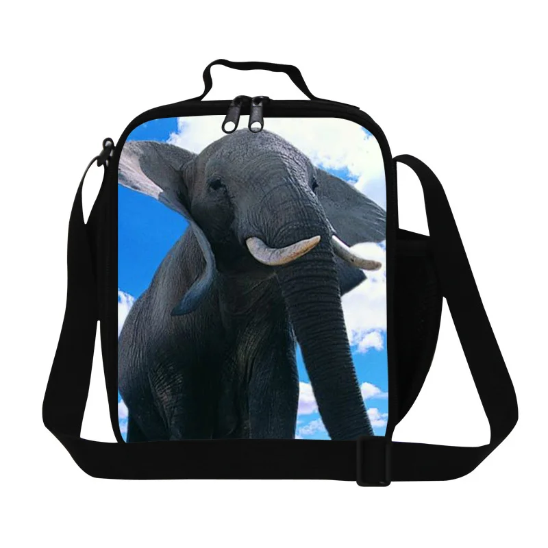 Best animal elephant 3D print lunch bags for adults,cool mens work