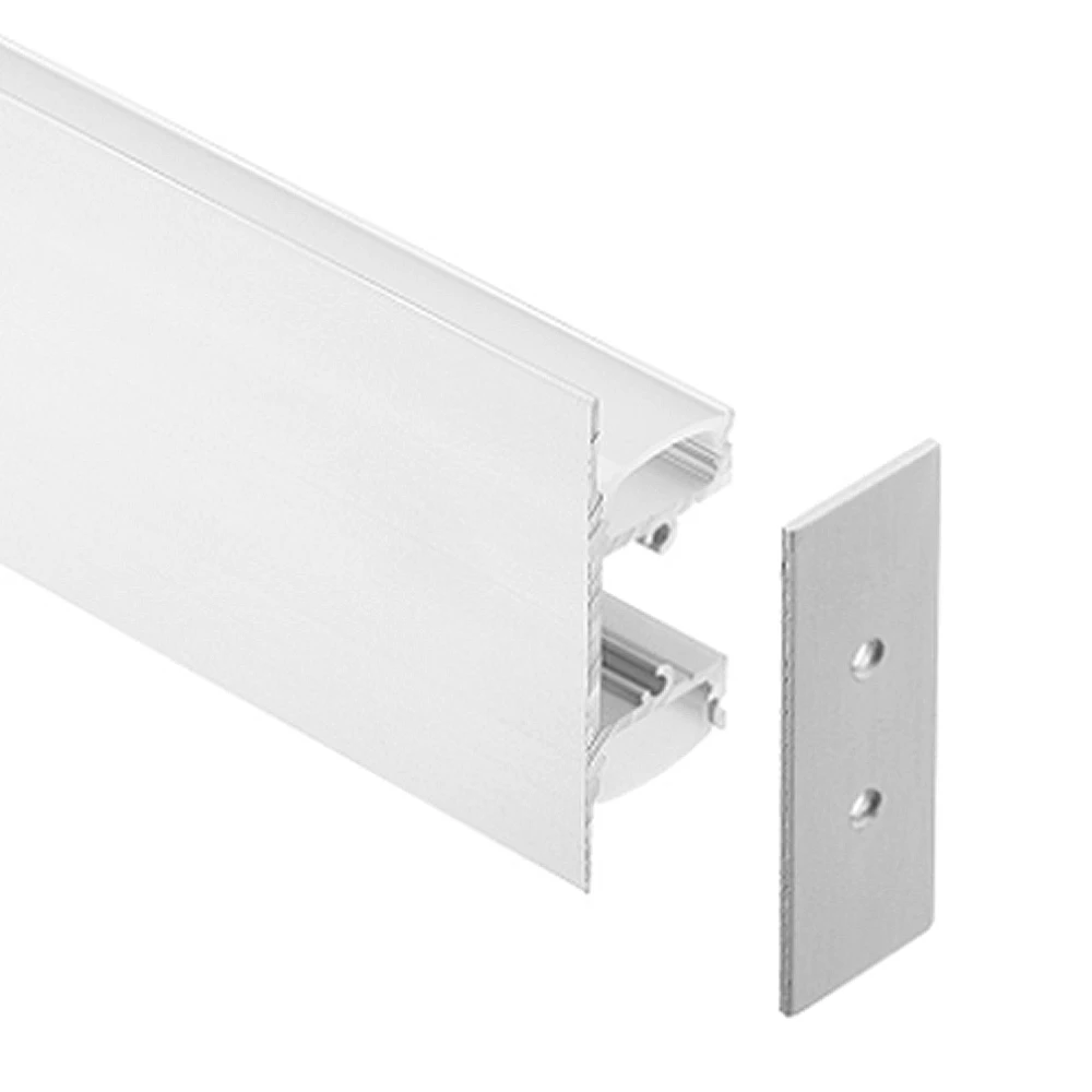 cheap 20 Meters Pack, 2m per piece led aluminum profile slim 2m with milky diffuse or clear cover for led strips