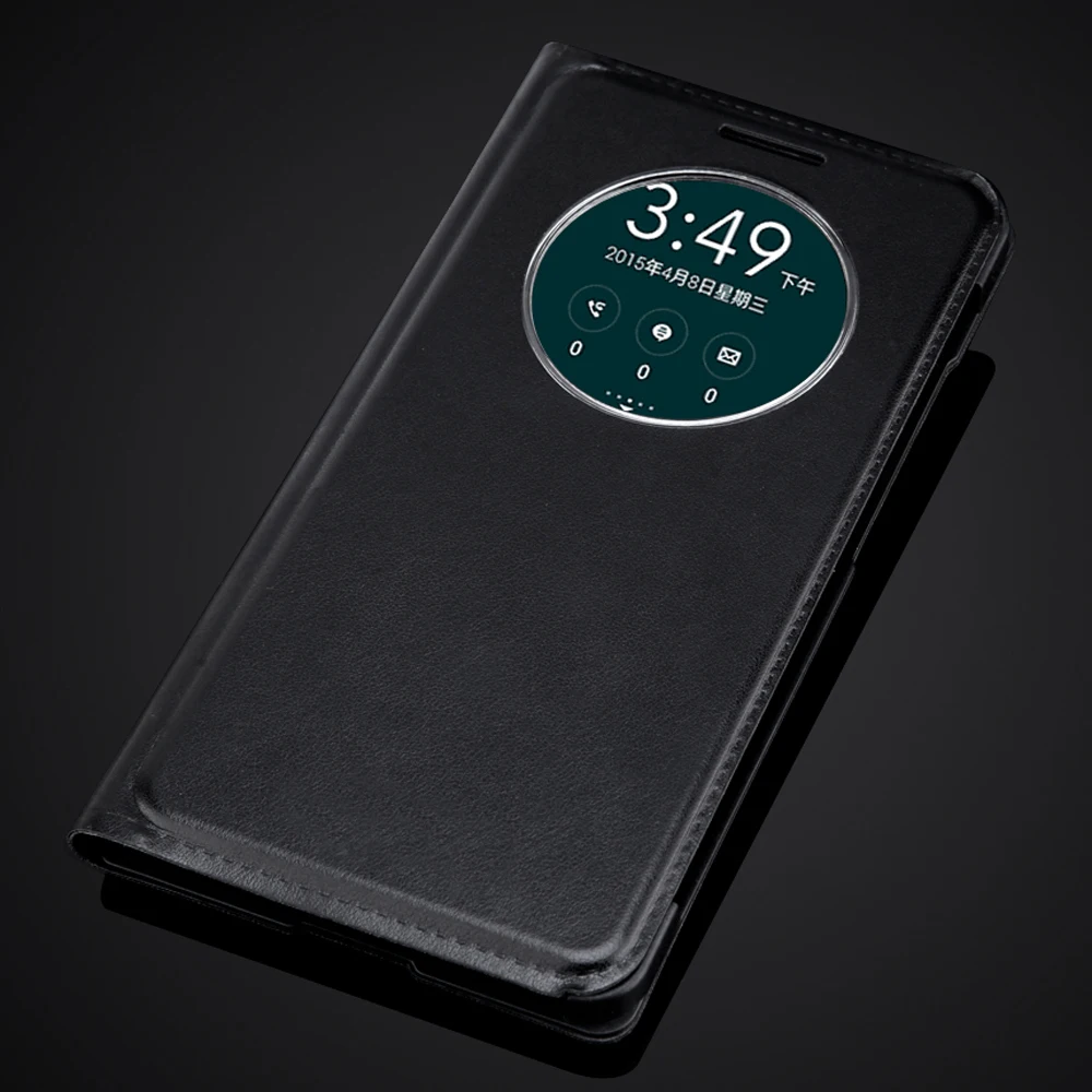 Ультратонкий кожаный чехол сумка для телефона ASUS Zenfone 5 A500KL A500CG A501CG / 6|cover for asus|leather