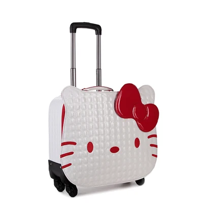 Hello kitty тележки универсальные на колесах багажная дорожная сумка Чемодан детский