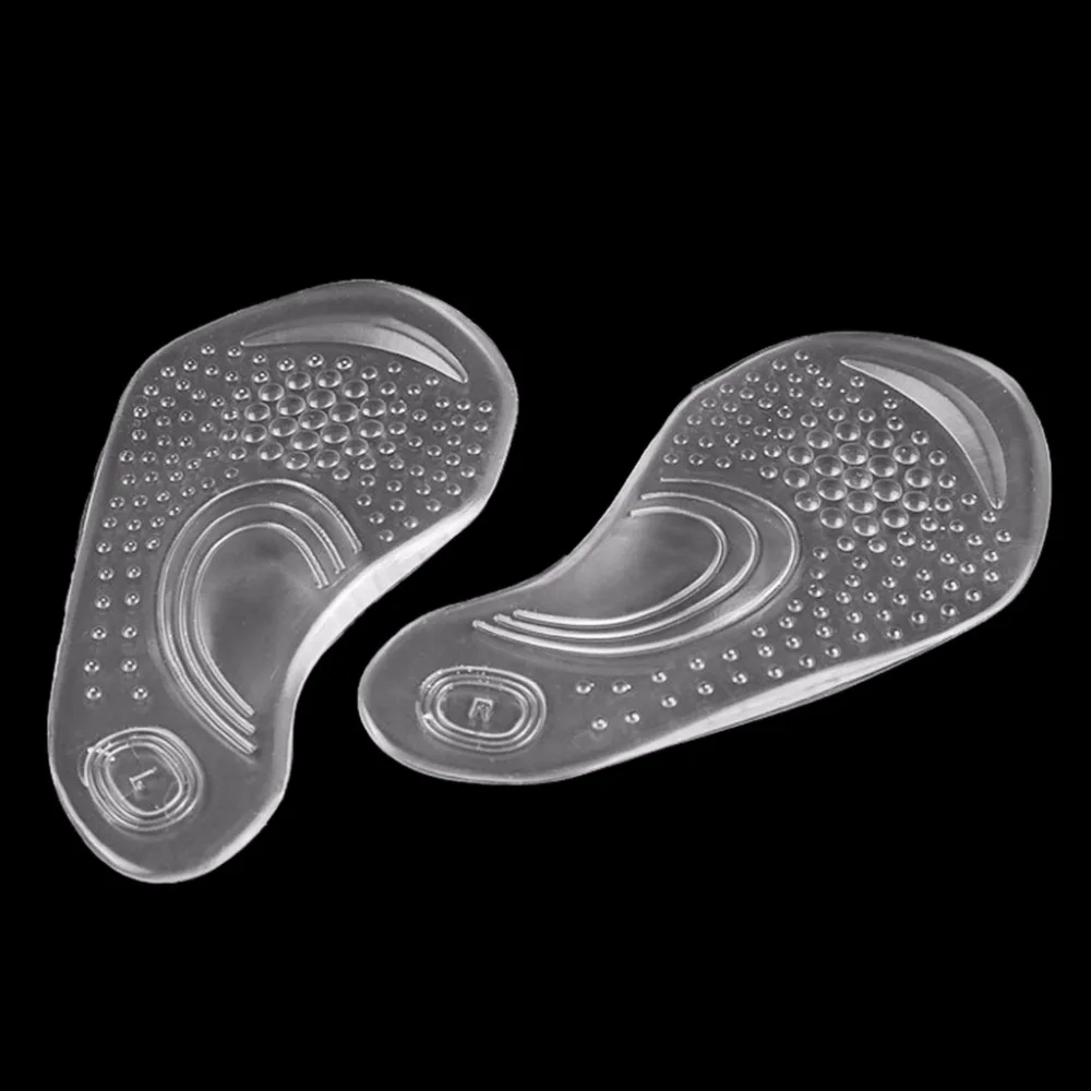 

EYKOSI New Non-Slip Pain Relief Flat Feet Arch Support Gel Pads Shoe Insoles Clear 8QQ200399