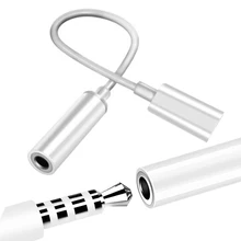 Для IOS 10 11 12 адаптер для наушников для iPhone 7 8 X XS MAX AUX адаптер 3,5 мм Мужской адаптеры разъем для наушников, головной гарнитуры телефонный кабель