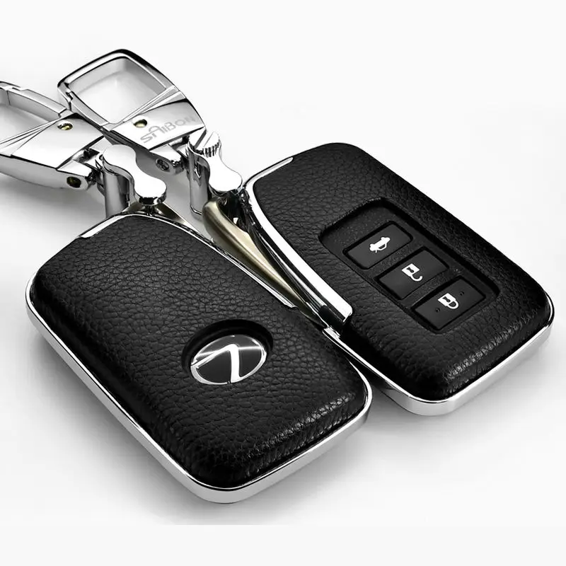 Leather Car styling Key Cover Case For Lexus NX GS RX IS