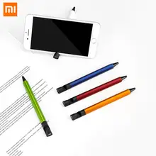 Mijia Fizz многофункциональная 2 в 1 гелевая ручка и держатель для мобильного телефона 0,5 мм вращающиеся гелевые черные чернила для ручки для письма ручка с несколькими знаками