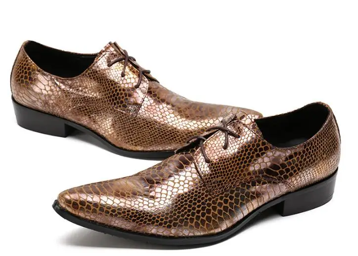 Итальянский Стиль кружева Мужские модельные туфли из натуральной кожи Свадебная вечеринка костюм обувь Большие размеры 46 евро - Цвет: as show