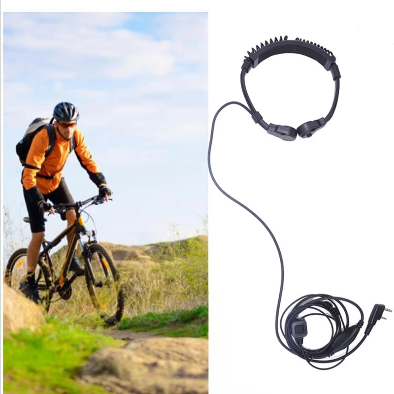 Extendable Throat Microphone Mic Earpiece Headset for CB Radio BAOFENG UV-5R GT-3 BF-888S Series TYT Wouuxn Ham Walkie Talkie | Мобильные