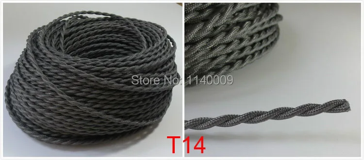 2 м 3 м 5 м 10 м 2 ядра 0,75 винтажный витой кабель Ретро Плетеный Электрический провод тканевый шнур для лампы