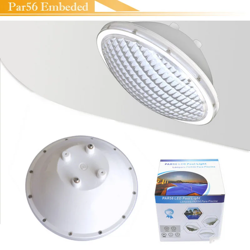 DMX512 RGB LED Piscina luces 12 V Par56 montado en la pared IP68 resistente al agua Piscina 18 W 36 W con remoto fuente de alimentación 4 unids