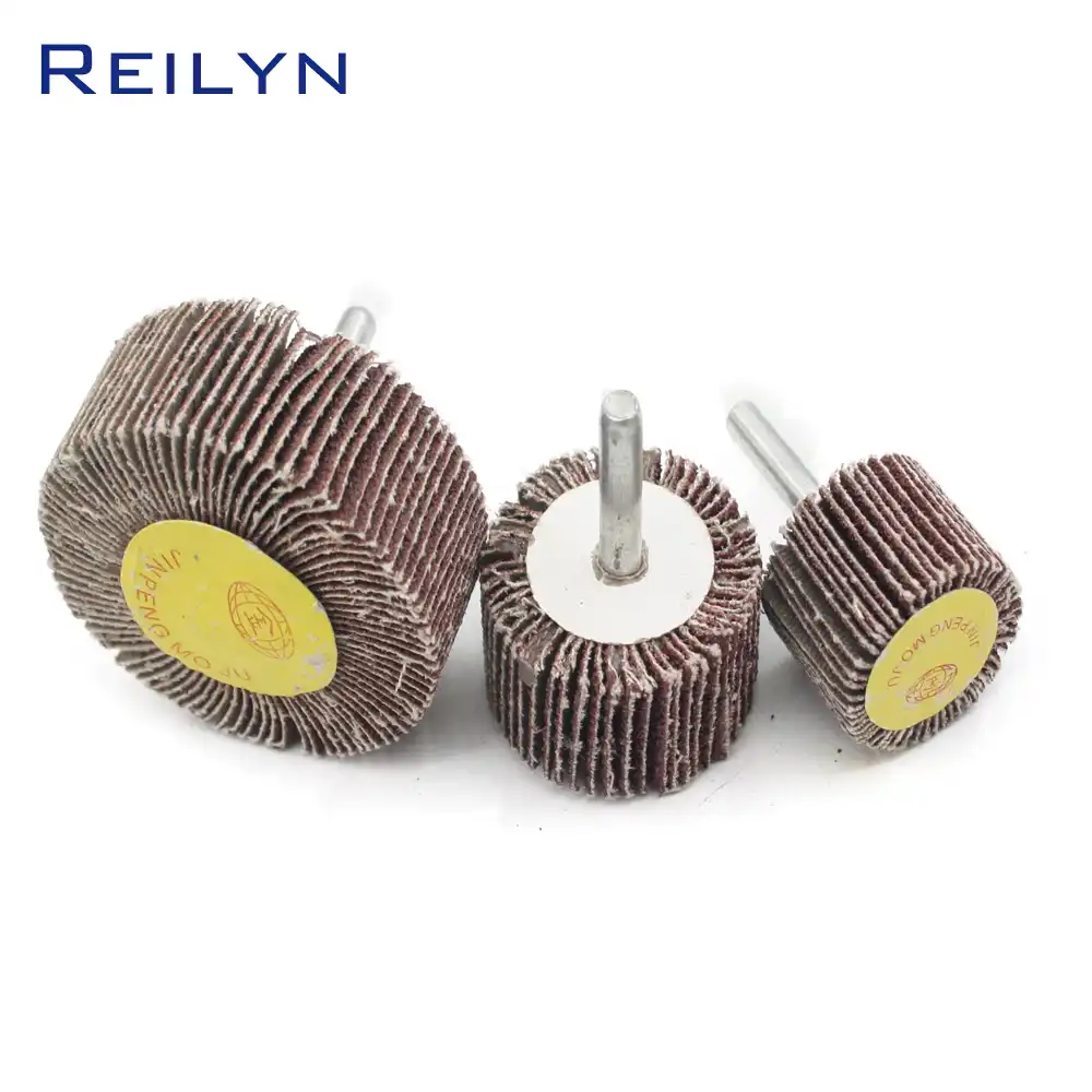Set of 5 Sanding Abrasive Mop Wheel Flap High Quality Non Woven Flaps 80x25x6mm