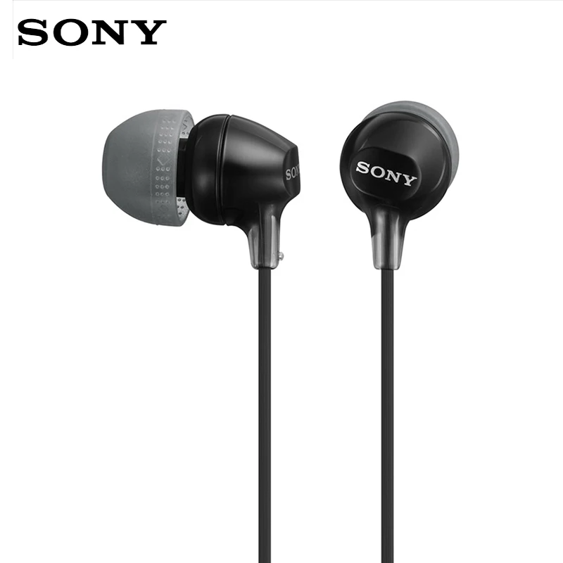 SONY MDR EX15LP наушники вкладыши стерео глубокий бас звук спортивные портативные