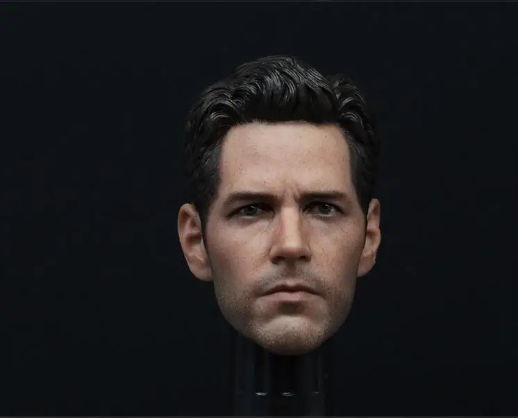 

Custom 1/6 Scale Paul Rudd Antman Head Sculpt Compatible w/ Hot Toys 1.0 Antman