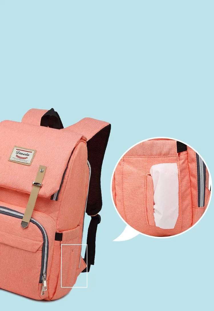USB Водонепроницаемая Противоугонная сумка для подгузников для мамочек для ухода за ребенком подгузник рюкзак для детской коляски
