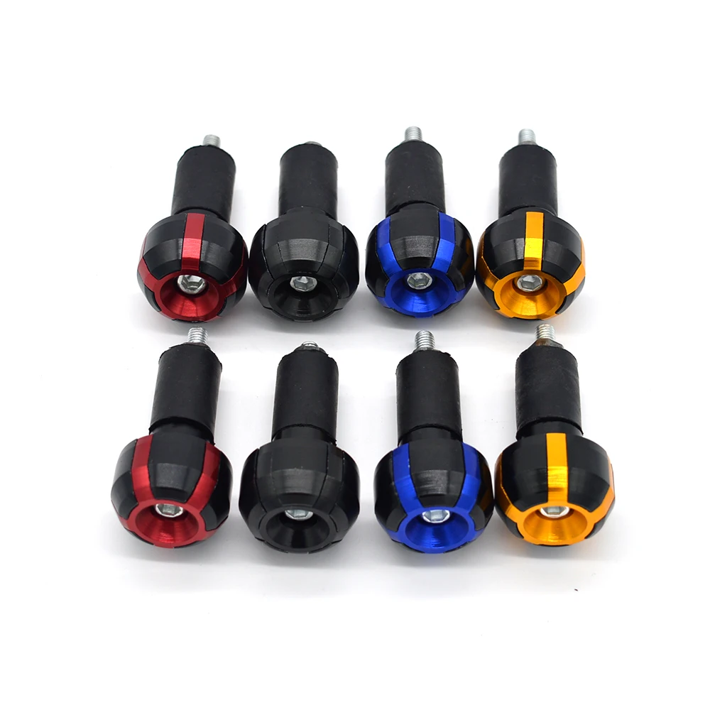 Evomosa 22mm CNC Motorcycle Handlebars Grips Handle bar Caps Univesal