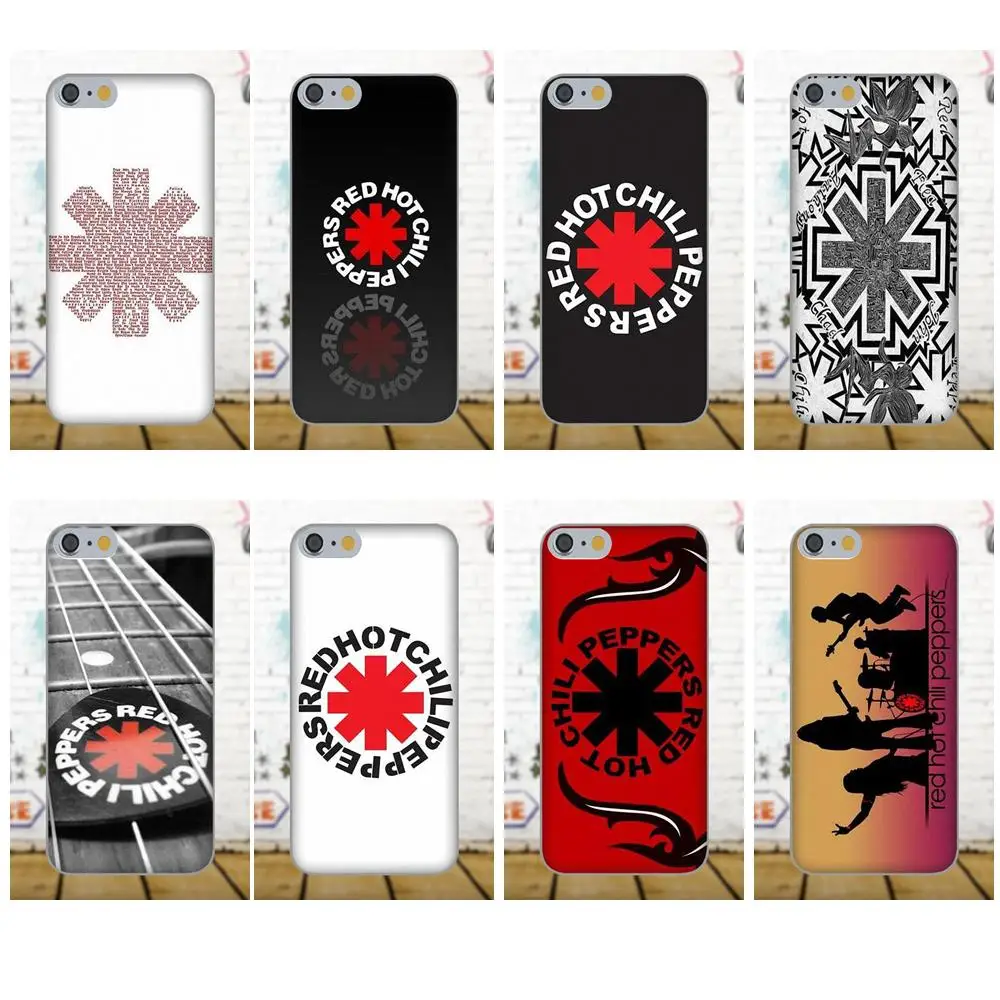 

Red Hot Chili Peppers Rock Band Rhcp Red Logo For Apple iPhone 4 4S 5 5C 5S SE 6 6S 7 8 Plus X For LG G4 G5 G6 K4 K7 K8 K10