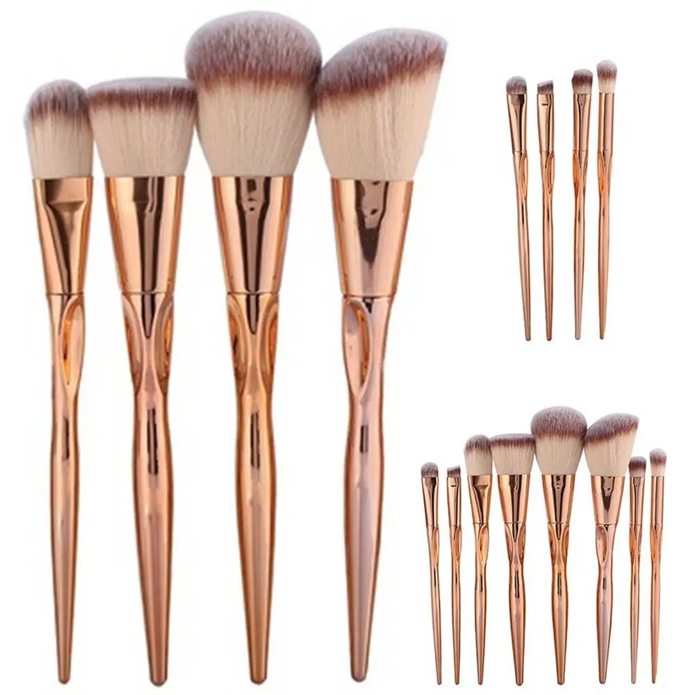 

4/8 PCS Makeup Brushes Set Powder Foundation Eye Shadow Blush Blending Cosmetics Beauty Make Up Brush Tool Kits