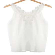 Лето г. Для женщин Sexy кружева топы камзол женский пляжный топ Для женщин Летняя одежда жилет плюс размеры s-xl