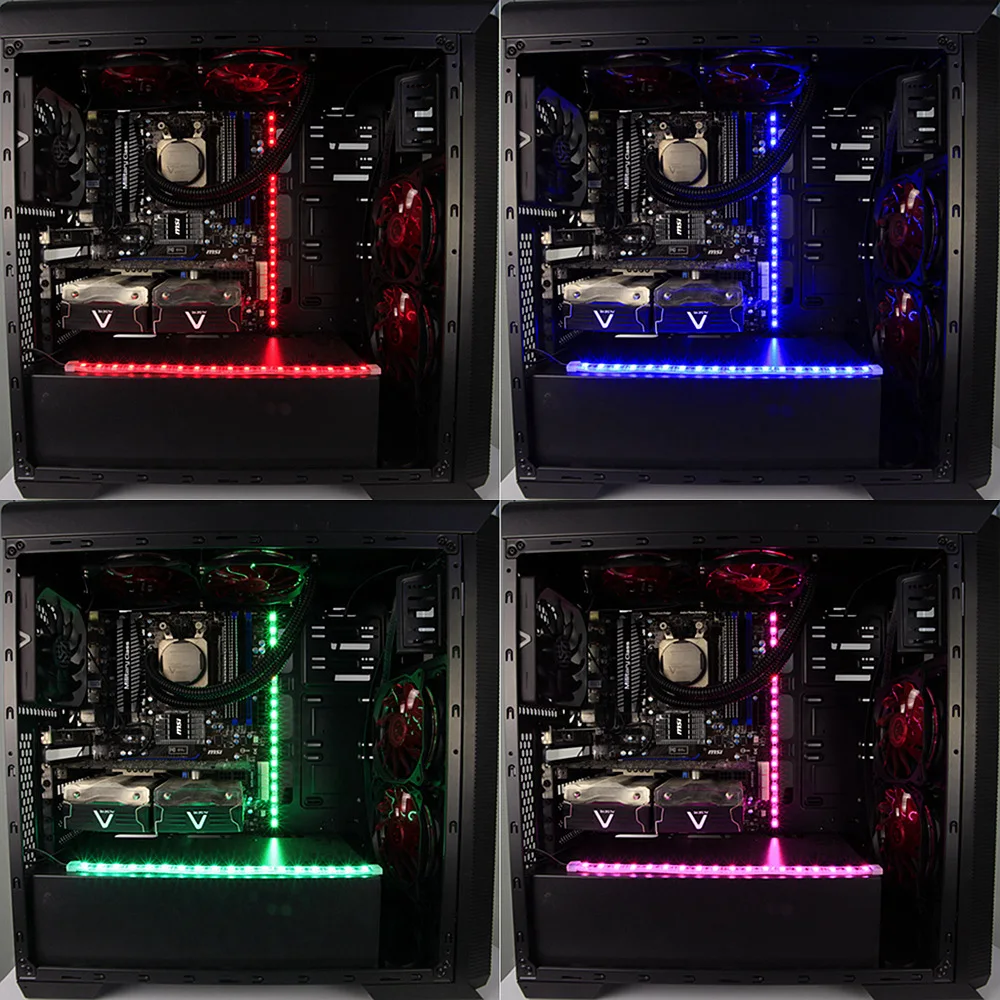 led strip pc case