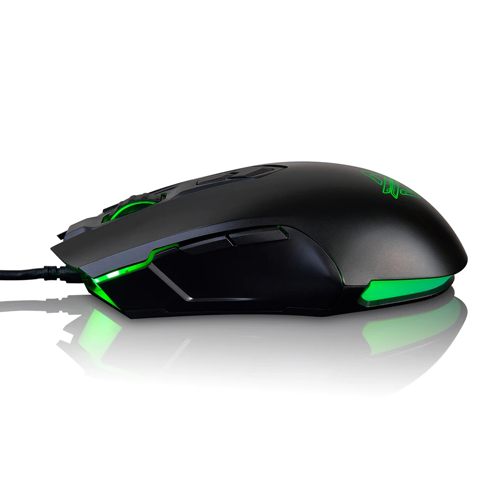 Профессиональная Проводная игровая мышь Ajazz AJ52 7 режимов RGB подсветки