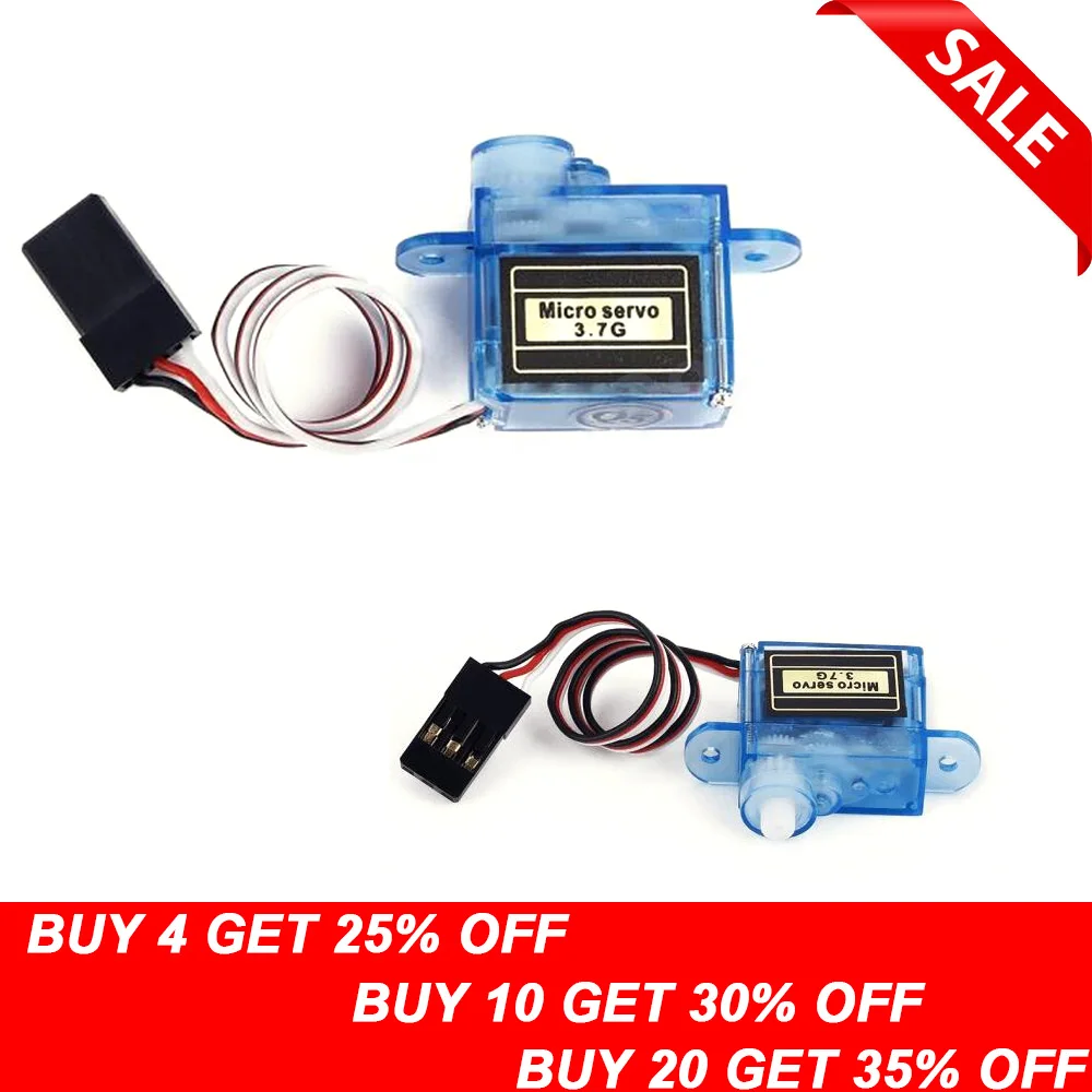 

1pcs 3.7g Mini Micro Servo For RC plane helicopter Boat RC Sub Servos 3.7g High Speed Tor Servo