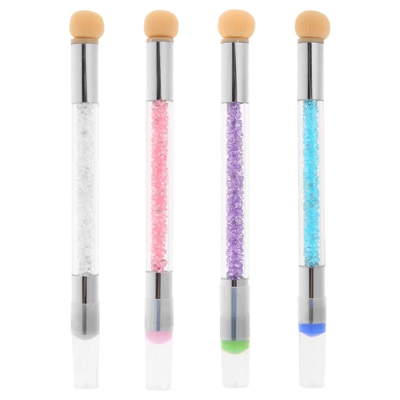 

Nail Art UV Gel Painting Gradient Shading Pen Brush Sponge Heads Dotting Tool