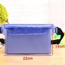 Трендовый тройной герметичный водонепроницаемый чехол для телефона, куртка для плавания, сумки для плавания из ПВХ с карманами на талии EDF88