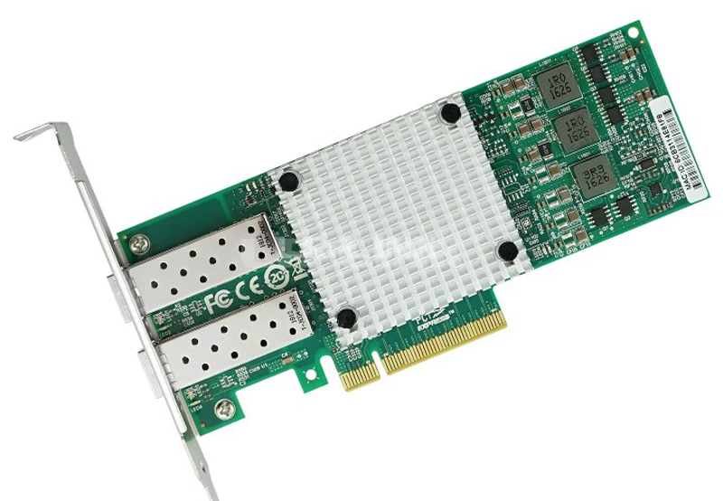 LR-LINK 9812AF-2SFP+ Двухпортовая 10 гигабитная сетевая карта ethernet PCI Express волоконно-оптический серверный адаптер nic Broadcom BCM57810S