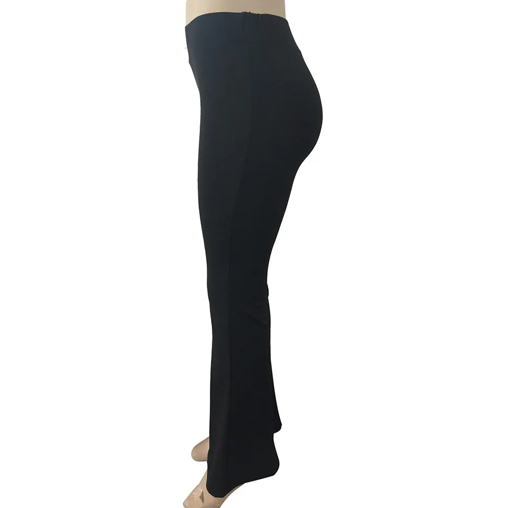 Брюки женские модные брюки Однотонные эластичные леггинсы расклешенные брюки с высокой талией женские брюки-карго pantalon femme 220