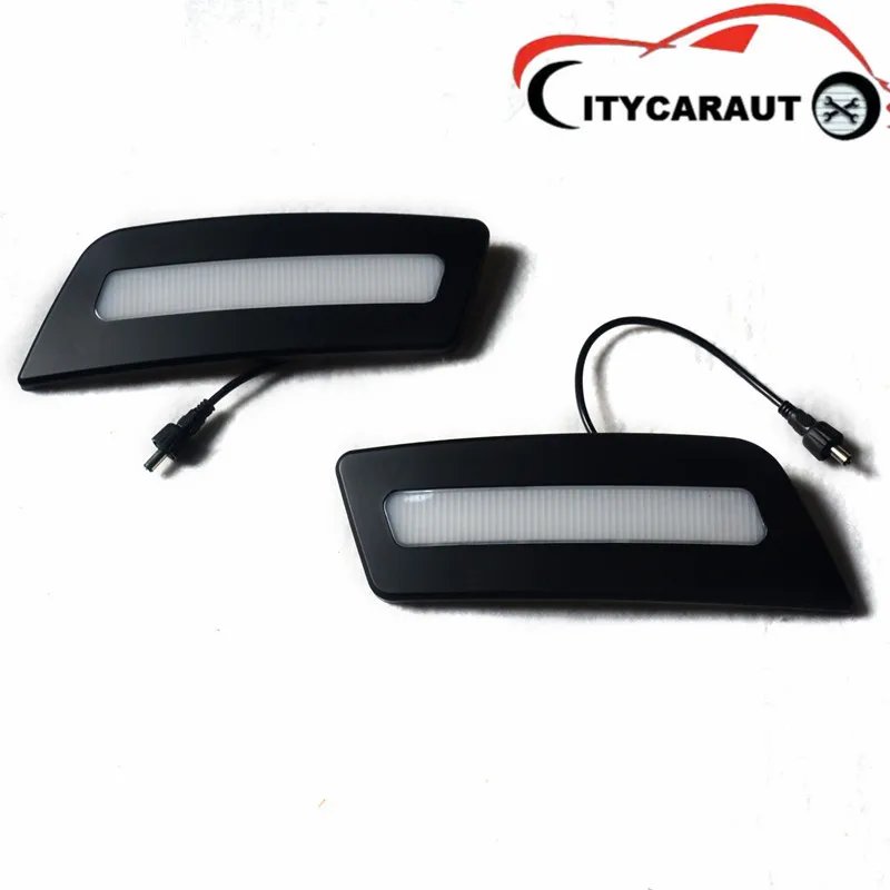 

FIT for Ranger LED Light Guide Daytime Running Lights, 2012~2014 Front Bumper Light, Fog Lamp case 1:1 Replacement